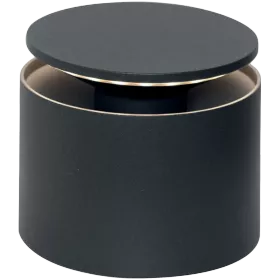 ZAFFERANO PUSH-UP PRO TABLE LAMP 120x83mm. SANDY DARK GREY 2.2WLED 105/134lm. — Image №1