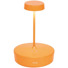 ZAFFERANO SWAP MINI TABLE LAMP 100x148mm. PAINTED MATT ORANGE 2.0W LED 183lm — Image №1