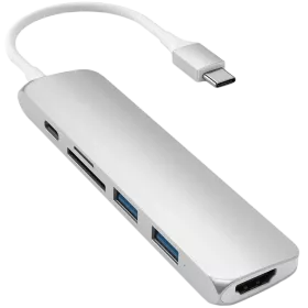 SATECHI  ST-SCMA2  Multiport Adapter  Күміс — image №1