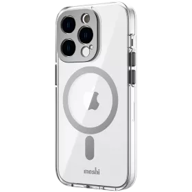 MOSHI Case iGlaze Slim Hardshell Case with MagSafe, Luna Silver for iPhone 14 Pro — Image №1