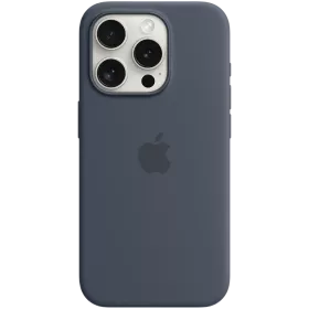 APPLE Silicone Case with MagSafe, Storm Blue for iPhone 15 Pro — Image №1