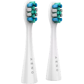 AENO  для AENO DB1S/DB2S toothbrushes, БелыйReplacement toothbrush heads, White, Dupont bristles, 2pcs in set (for ADB0001S/ADB0002S) — image №1