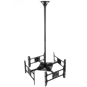 ONKRON Ceiling Mounting Kit for 4 Screens 32" – 55", Μαύρος — Εικών №1