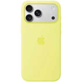 APPLE Silicone Case with MagSafe, Neon Yellow for iPhone 17 Pro Max — Image №1
