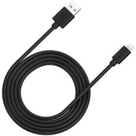 Кабель CANYON MFI-12 Lightning - USB 2м Black — Изображение №1