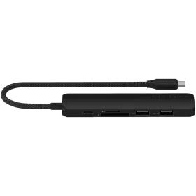 SATECHI  Slim 6 Multiport  Multiport Adapter  Чорний — Зображення №1