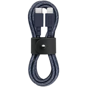 NATIVE UNION Кабель-переходник с USB-C на Lightning, Индиго, 1.2м — image №1