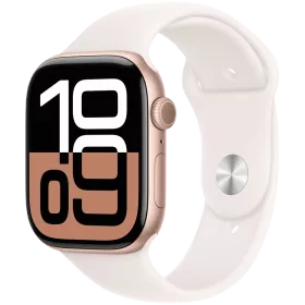 Apple Watch Series 10 GPS, 42mm, Рожеве золото, Light Blush Sport Band, M/L — Зображення №1