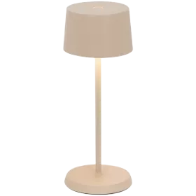 ZAFFERANO OLIVIA MICRO TABLE LAMP 75x200mm. PAINTED MATT SAND 2.2W LED 65-72lm. — Image №1