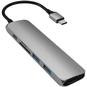 Multiport Adapter SATECHI  ST-SCMA2  Серый космос — Изображение №1