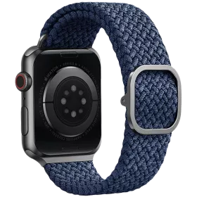 Band UNIQ ASPEN Strap Braided for Apple Watch 42/44 ASPEN Strap Blue for Apple Watch 42/44/45 mm — Image №1