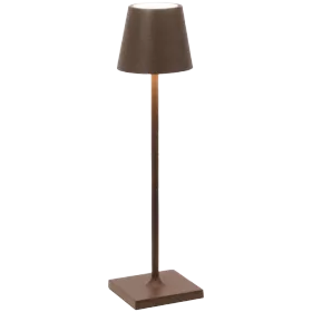 ZAFFERANO POLDINA PRO MICRO TABLE LAMP 70x275mm. CORTEN - 1.8W - DYNAMIC WHITE- — Image №1