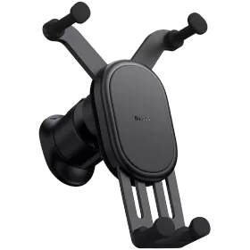 Car Cradle  BASEUS, with On Vent Grill Mount, Black — Image №1