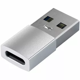 SATECHI USB-C to USB Adapter Type-A to Type-C Adapter, Silver — Image №1