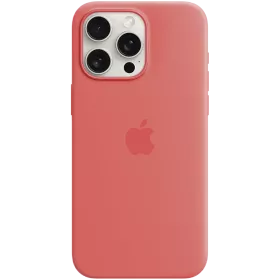 APPLE силиконовый чехол с MagSafe Гуава для iPhone 15 Pro Max — Изображение №1