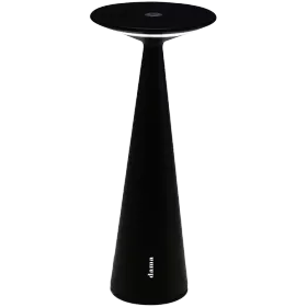 ZAFFERANO DAMA PRO TABLE LAMP 125x291mm. DIM MATT BLACK 2.2W LED 146-186lm. — Image №1