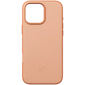 BANG & OLUFSEN Case Leather Case with MagSafe, Sunset Apricot for iPhone 16 Pro Max — Image №1