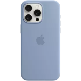 APPLE Θήκη Silicone Case with MagSafe με MagSafe, Winter Blue for iPhone 15 Pro Max — Εικών №1