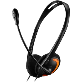 Гарнітура CANYON HS-01, Чёрный/Оранжевый — Зображення №1