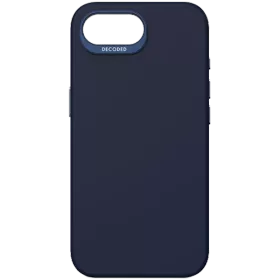 DECODED Case MagSafe Silicone Antimicrobienne with MagSafe, Navy for iPhone 16e — Image №1