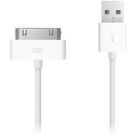 USB to 30-pin Apple Dock Connector APPLE, 1 m, White — Изображение №1