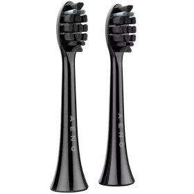 AENO  для AENO DB3/DB4/DB5/DB6 toothbrushes, ЧёрныйСменные насадки для зубных щеток, щетина Dupont, 2 шт. в наборе — image №1