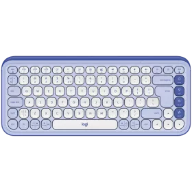 LOGITECH POP ICON KEYS Keyboard, Wireless, Lilac, US EN — Image №1