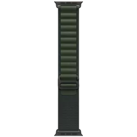 Band Extension APPLE 49mm Alpine Loop - Black Titanium Finish Alpine Loop - Black Titanium Finish Dark Green за Apple Watch 44/45/46/49 mm — Зображення №1