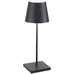 ZAFFERANO POLDINA MINI PRO TABLE LAMP 111x300mm. DARK GRAY 2.2W LED 185/203lm. — Image №1