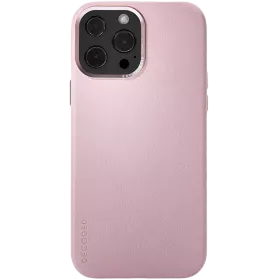 DECODED Case Leather Case with MagSafe, Powder Pink for iPhone 13 Pro Max — Image №1