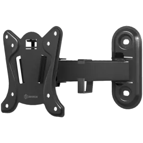 ONKRON Full Motion Roto TV Wall Mount for 10 to 35-inch Flat Panel TVs Digital Panels 20 kg, Black — Image №1