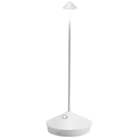 ZAFFERANO PINA PRO TABLE LAMP 105x290mm. PAINTED MATT WHITE 2.2W LED 173lm. — Image №1