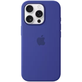 APPLE силиконовый чехол с MagSafe Ultramarine для iPhone 16 Pro — Изображение №1