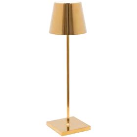 ZAFFERANO POLDINA PRO TABLE LAMP 111x380mm. GOLDEN 2.2W LED 183/203lm. — Изображение №1