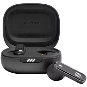JBL Live Flex {Тамақ} Құлаққаптар, Қара — image №1