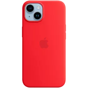 APPLE Silicone Case with MagSafe (PRODUCT)RED for iPhone 14 — Image №1
