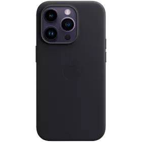 APPLE Leather Case with MagSafe with MagSafe, Midnight for iPhone 14 Pro — Image №1