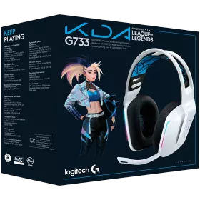 Wireless Gaming Headset LOGITECH G733 with Microphone, White — Image №1