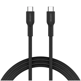 CANYON USB-C Cable, 1 m, Black — Image №1
