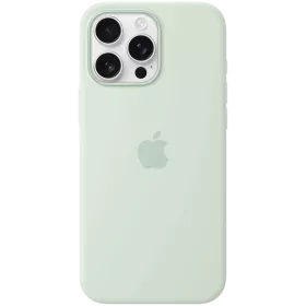 APPLE Чохол силіконовий з MagSafe Aquamarine для iPhone 16 Pro Max — Зображення №1