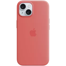 APPLE Чохол силіконовий з MagSafe Guava для iPhone 15 — Зображення №1