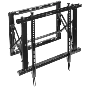 ONKRON Video Wall Mount Solution for 40"-70" Screens up to 45,3 kg Pop Out, Black — Image №1