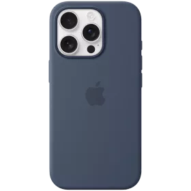 APPLE Case Silicone Case with MagSafe Denim for iPhone 16 Pro — Image №1