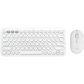 Комплект беспроводной LOGITECH Pebble 2 Combo Wireless, White (L920-012240) — Изображение №1