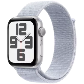 Apple Watch SE GPS Gen.2 (2024), 40մմ, Արծաթագույն, Blue Cloud Sport Loop — image №1