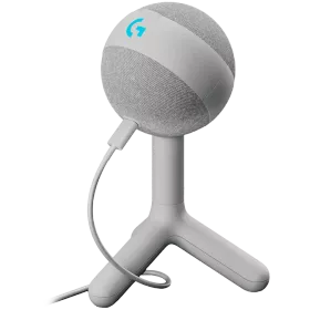 Gaming Microphone LOGITECH (CIS) (, 20кілогерц, Провідне) Off-White — Зображення №1