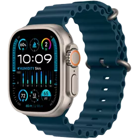 Apple Watch Ultra Series 2 GPS + Cellular  Синий Ocean Band, 49мм, Natural — Изображение №1