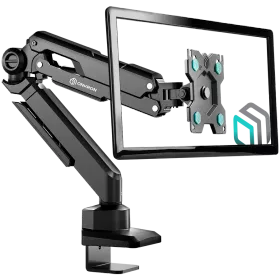 ONKRON Monitor Arm Desktop Mount for 13” to 34" LCD LED Screens up to 10 Kg, Black — Image №1