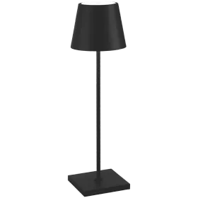 ZAFFERANO POLDINA PRO TABLE LAMP 111x380mm. MATT BLACK 2.2W LED 185/203lm. — Εικών №1