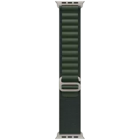 APPLE Band Alpine Loop S, Natural Titanium Finish Dark Green for Apple Watch 44/45/46/49 mm — Image №1